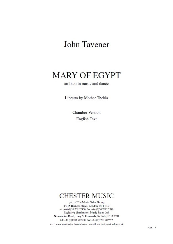 Mary Of Egypt